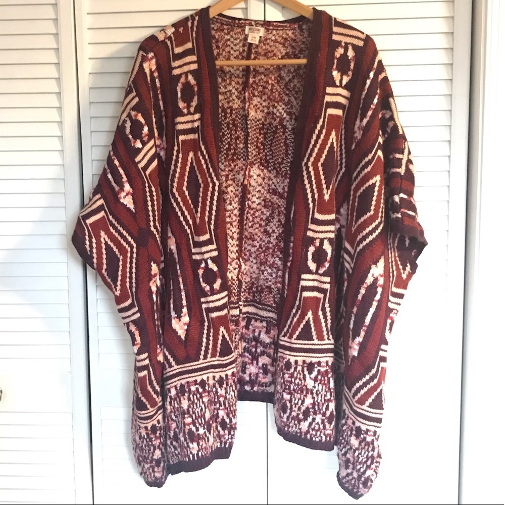 Mossimo poncho cardigan